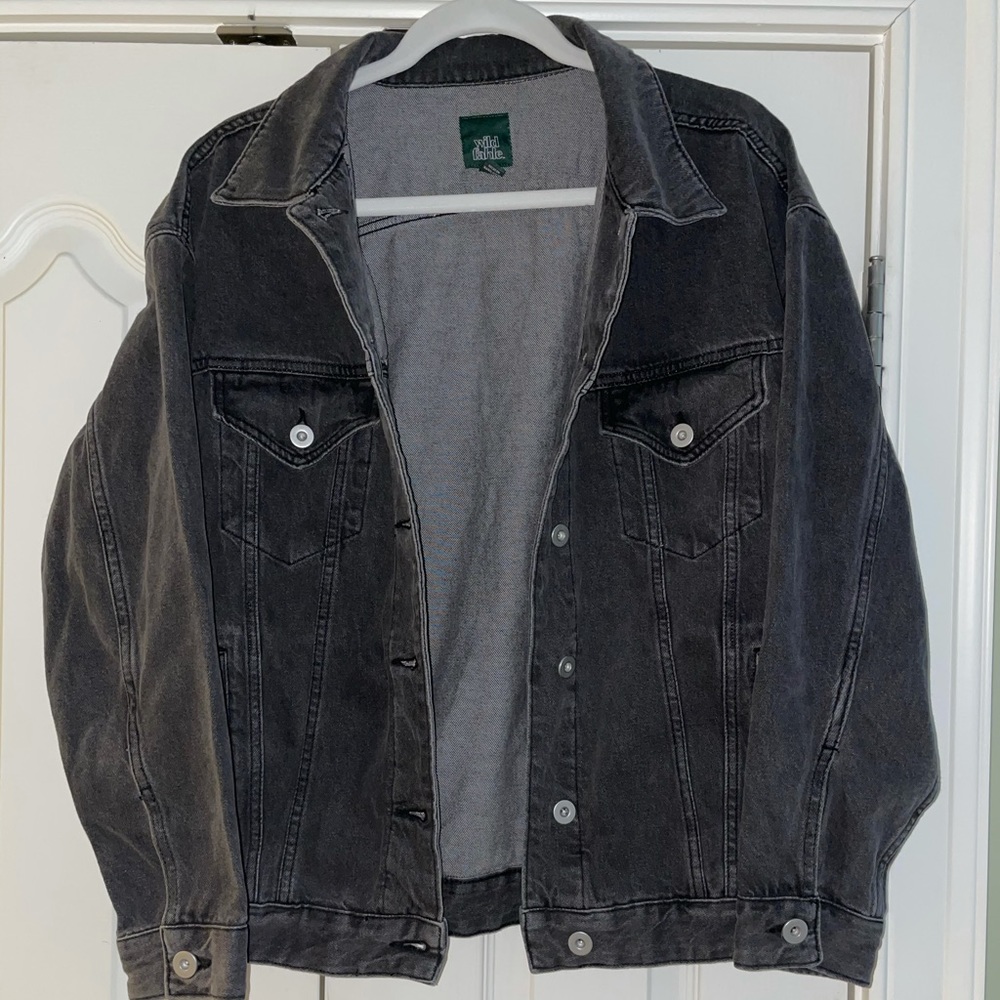 Wild Fable black wash denim/jean jacket